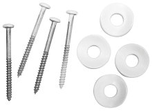 Hyllemonteringssett til Maxi-Line hvit